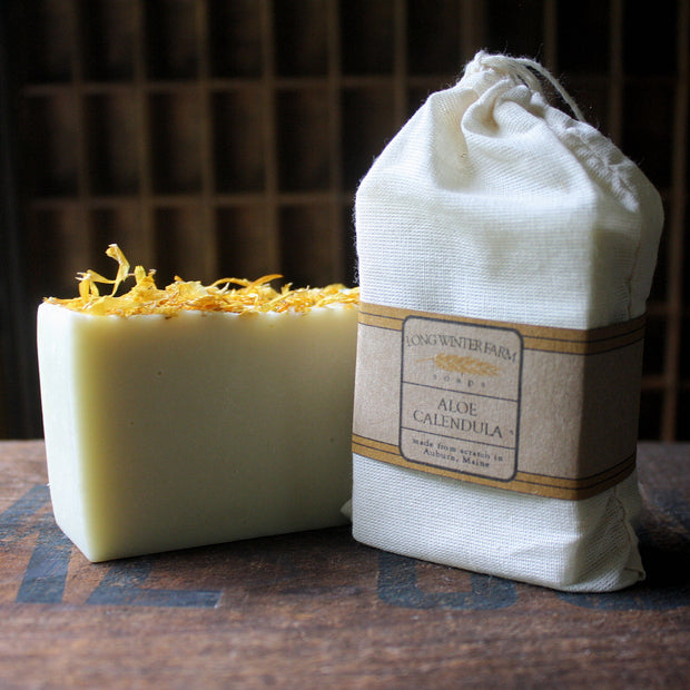 Aloe Calendula Unscented Cold Process Soap