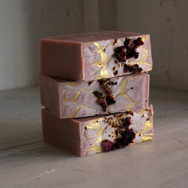 Roses & Frankincense Cold Process Goat Milk Soap