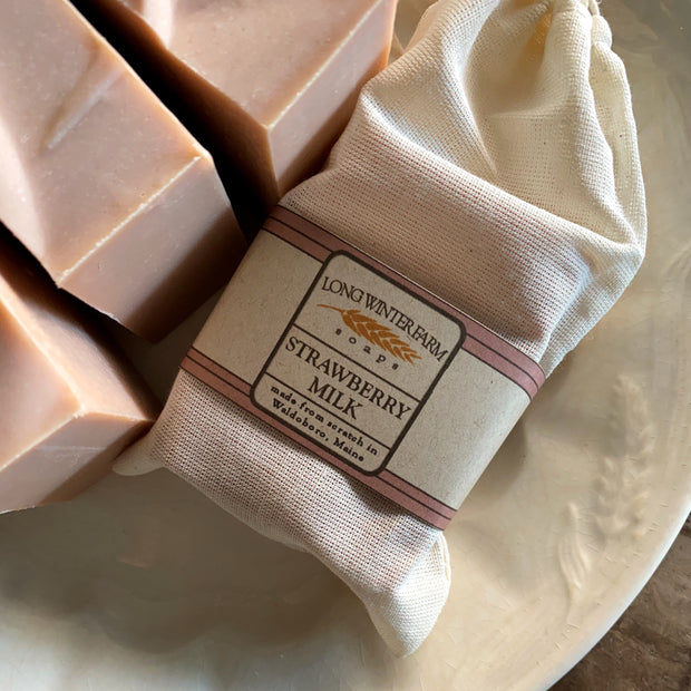 Strawberry Milk Cold Process Goat Milk Soap